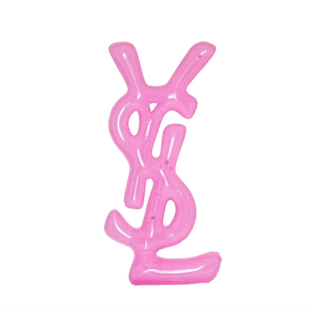 Saint Laurent YSL Pink Pool Floaty Cassandre Inflatable